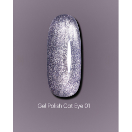 Dark Gel Polish Cat Eye 01, 10ml