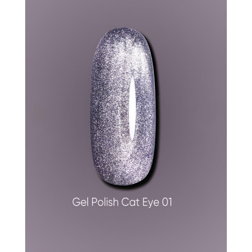 Dark Gel Polish Cat Eye 01, 10ml