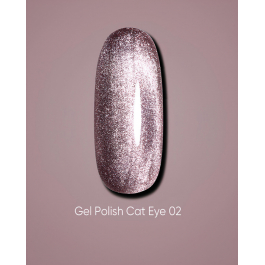 Dark Gel Polish Cat Eye 02, 10ml