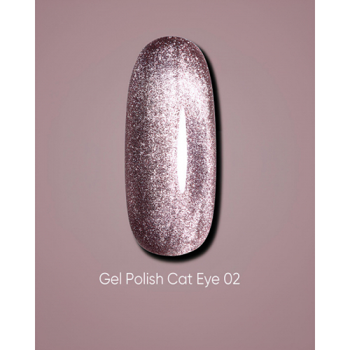 Dark Gel Polish Cat Eye 02, 10ml