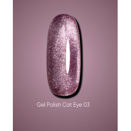 Dark Gel Polish Cat Eye 03, 10ml
