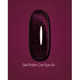 Dark Gel Polish Cat Eye 04, 10ml