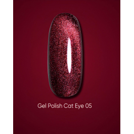 Dark Gel Polish Cat Eye 05, 10ml