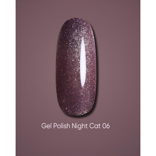 Dark Gel Polish Night Cat 06, 6ml