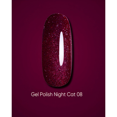 Dark Gel Polish Night Cat 08, 6ml