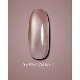 Dark Gel Polish Cat Eye 14, 6ml