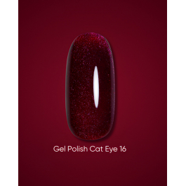 Dark Gel Polish Cat Eye 16, 6ml