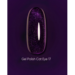 Dark Gel Polish Cat Eye 17, 6ml