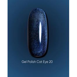 Dark Gel Polish Cat Eye 20, 6ml