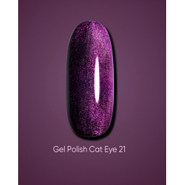 Dark Gel Polish Cat Eye 21, 6ml