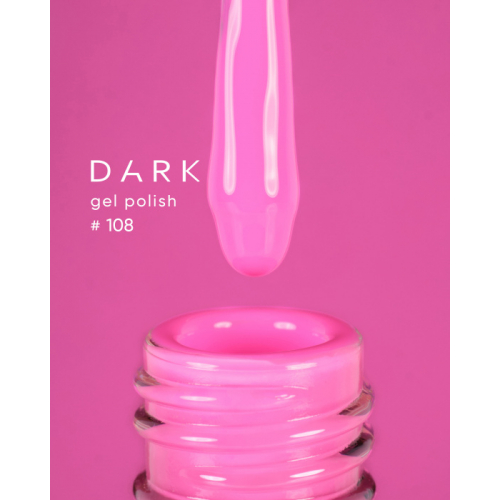 DARK GEL POLISH 108, 10 ML
