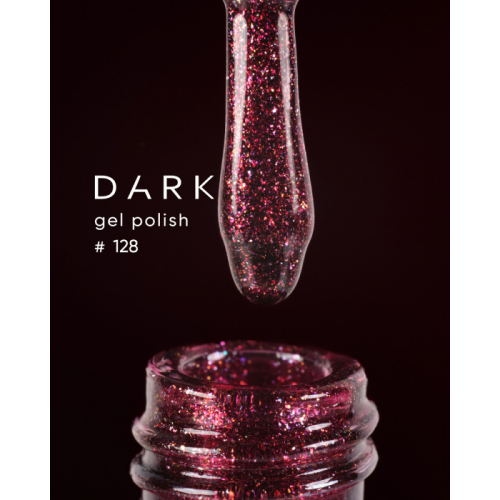 DARK GEL POLISH 128, 10 ML