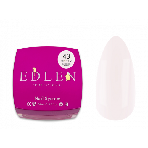 BUILDER GEL BUTTERFLY №43 EDLEN, 30 ML