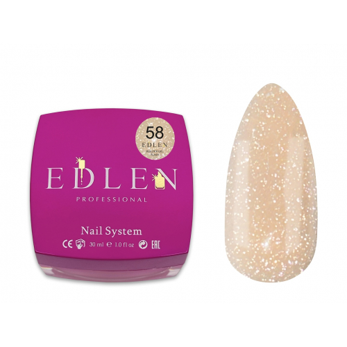 BUILDER GEL FLASH №58 EDLEN, 30 ML