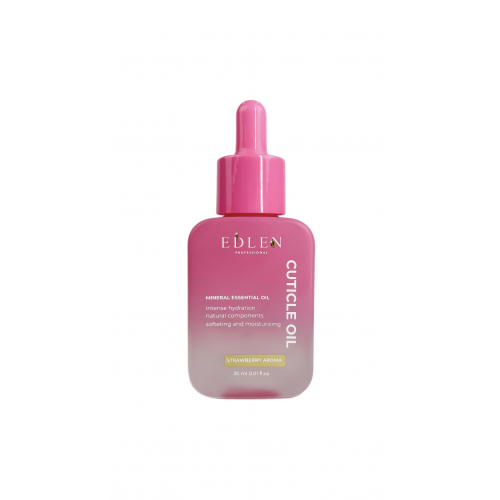 Cuticle oil Strawberry Aroma Edlen, 30 ml