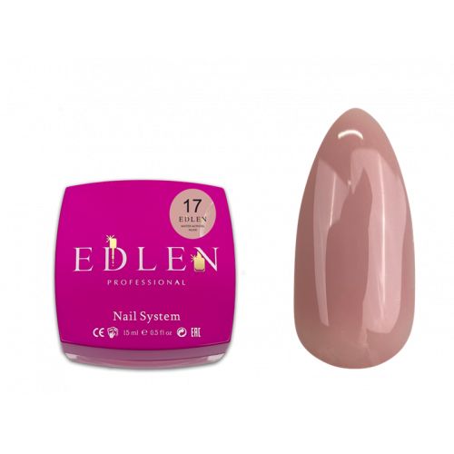 WATER ACRYLGEL NUDE №17 EDLEN, 15 ML