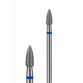 Фреза алмазна G.Nail пуля з синьою насічкою