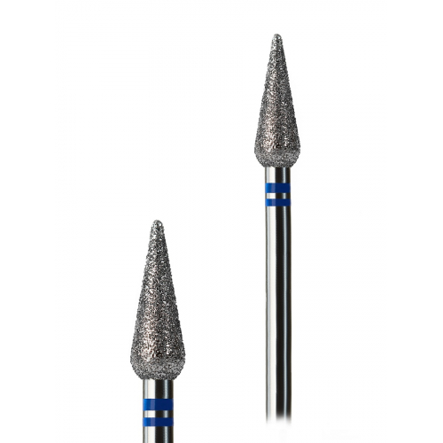 Фреза алмазна G.Nail капля з синьою насічкою