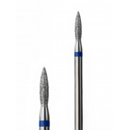 Фреза алмазна G.Nail полум'я з синьою насічкою 2,1/8мм.