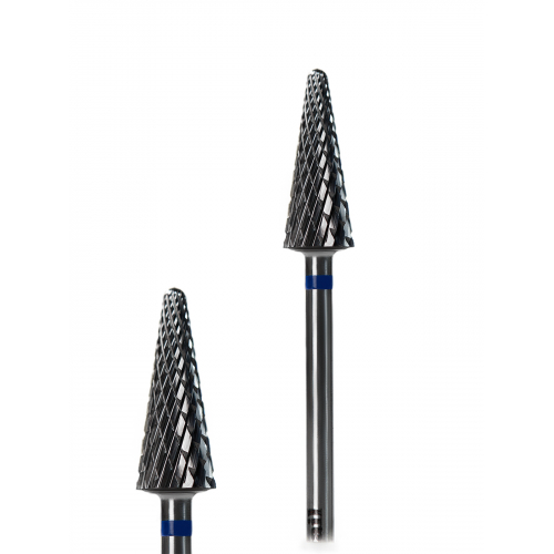 Фреза твердосплавна G.nail ялинка з синьою насічкою, 6мм