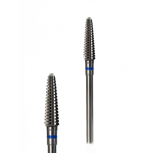 Фреза твердосплавна G.nail для зняття матеріалу з синьою насічкою