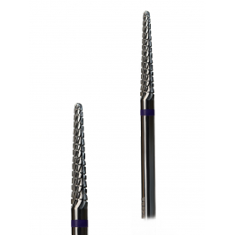 Фреза твердосплавна G.nail для випилу нігтя з фіолетовою насічкою