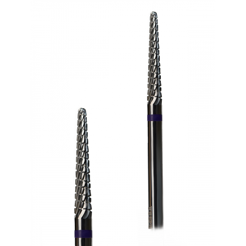 Фреза твердосплавна G.nail для випилу нігтя з фіолетовою насічкою