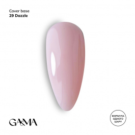 Cover Base Ga&Ma 029 Dazzle, 15ml (формула одного шару)