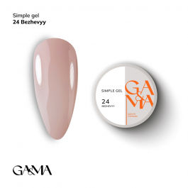 Simple Gel 024 Bezhevyy Ga&Ma, 15ml
