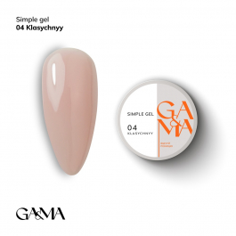 Simple Gel 004 Klasychnyy Ga&Ma, 15ml
