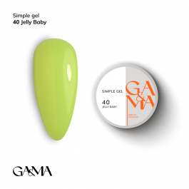 Simple Gel 040 Jelly Baby Ga&Ma, 15ml