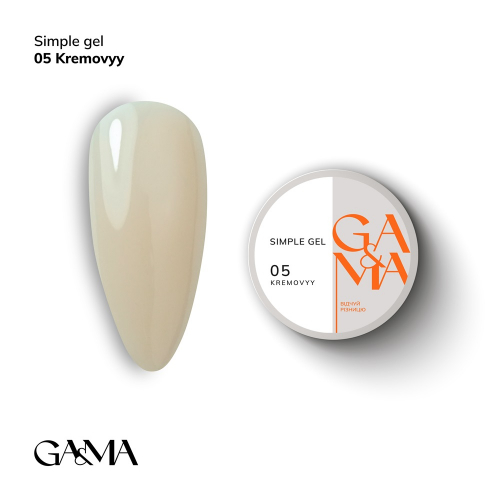 Simple Gel 005 Kremovyy Ga&Ma, 30ml