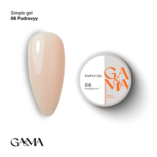 Simple Gel 006 Pudrovyy Ga&Ma, 15ml
