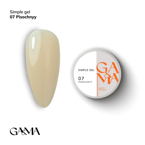 Simple Gel 007 Pisochnyy Ga&Ma, 30ml