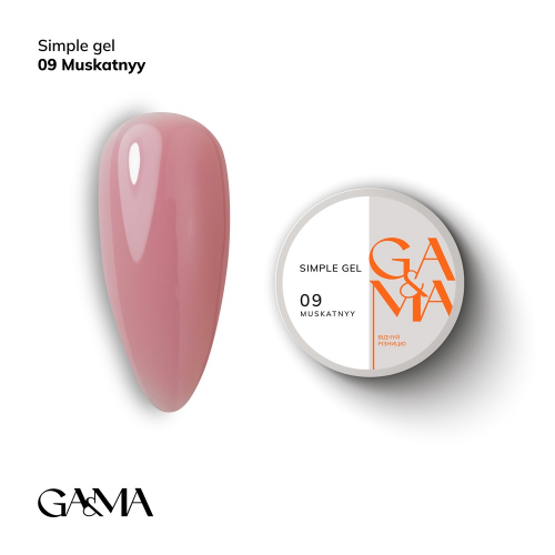 Simple Gel 009 Muskatnyy Ga&Ma, 30ml