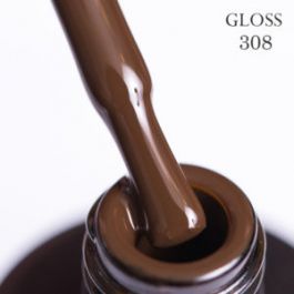 Гель-лак Gloss, Gel polish № 308 15мл