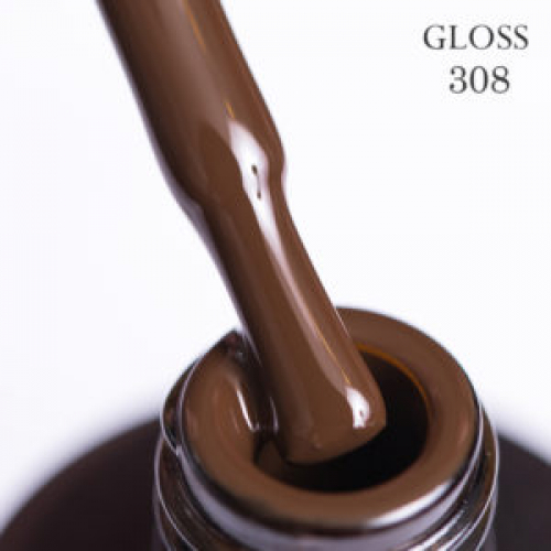 Гель-лак Gloss, Gel polish № 308 15мл