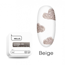 HELLO GYPSUM GEL, BEIGE, 5g