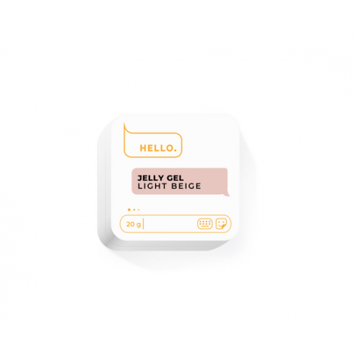 HELLO JELLY GEL, LIGHT BEIGE, 20 g