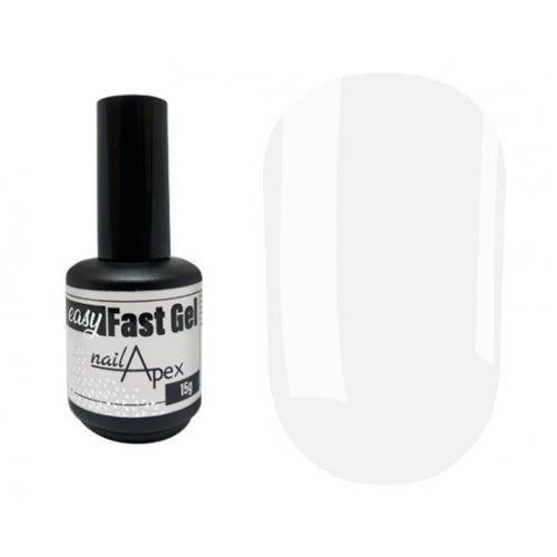NailApex Easy Fast Gel Рідкий гель №1 прозорий, 15 мл