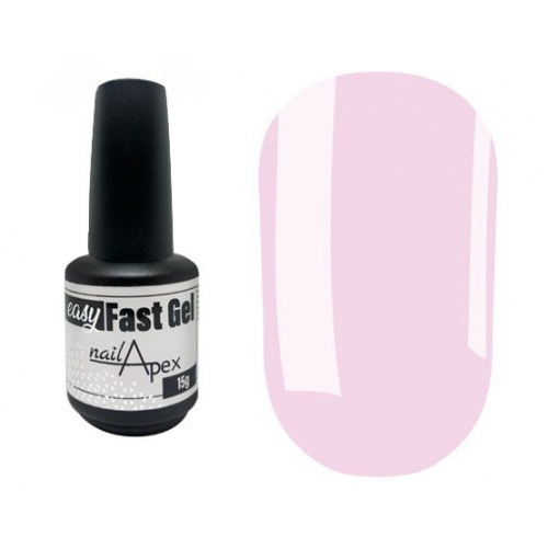 NailApex Easy Fast Gel Рідкий гель №2 рожева вода, 15 мл