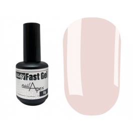 NailApex Easy Fast Gel Рідкий гель №4 щільна пастель, 15 мл