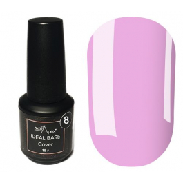 NailApex Ideal Base Камуфлирующая база №8 (розовый леденец), 15 мл