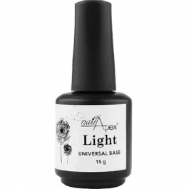 Nailapex Light Base - каучукова база для нігтів, 15 мл