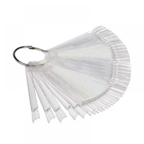 Тіпси на кільці прозорий квадрат 50шт