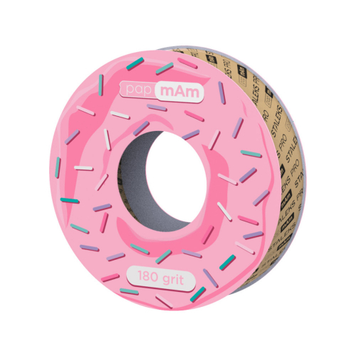 Запасний блок файл-стрічки papmAm білий EXPERT для пластикової котушки STALEKS PRO 180 грит