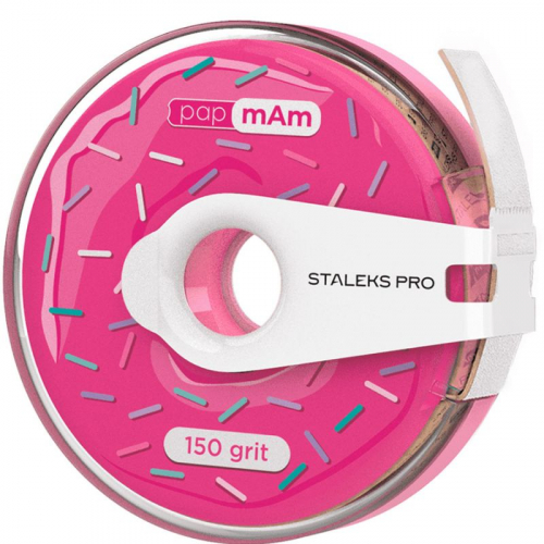 Змінний файл-стрічка білий у пластиковій котушці 150 грит STALEKS PRO EXPERT