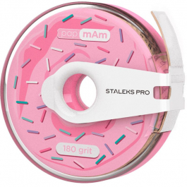 Змінний файл-стрічка білий у пластиковій котушці 180 грит STALEKS PRO EXPERT
