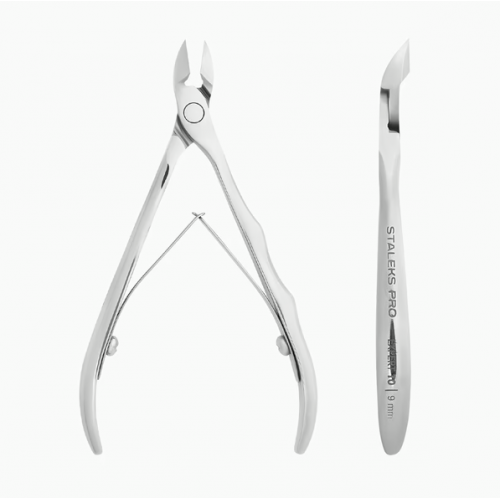 Кусачки професійні для шкіри Staleks Expert 10 9 мм