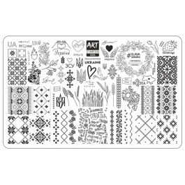 ПЛАСТИНА ДЛЯ СТЕМПІНГУ 06 ARTSTAMPING&VAKULA